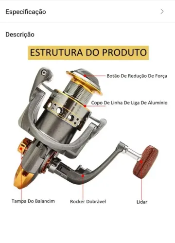 Molinete de Pesca 4000 - Alta Performance