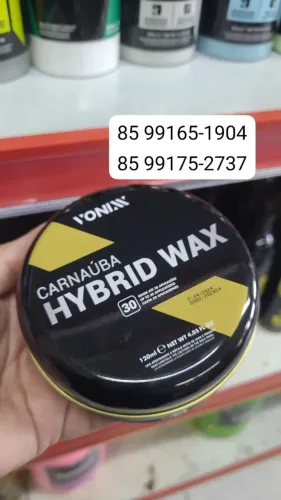 Cera de Carnáuba em pasta hybrid 120g - Vonixx