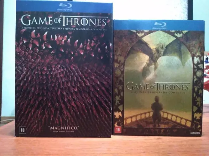 Série Game of Thrones, 5 temporadas originais em Blu-ray
