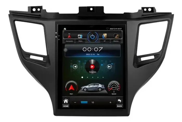Multimidia Aikon Core Red Tesla Tucson 2017 A 2022 64gb 9.7