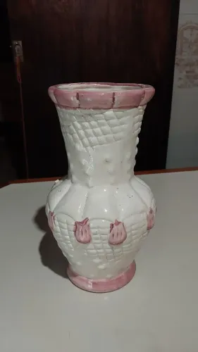 Antigo Vaso Decorativo em porcelana 