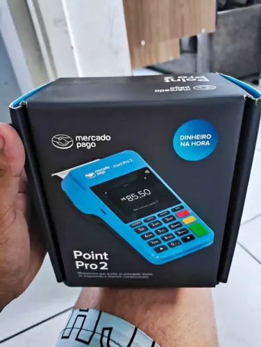 Maquininha Mercado Pago Point Pro 2 Lacrada - Wi-Fi, 3G e Comprovante