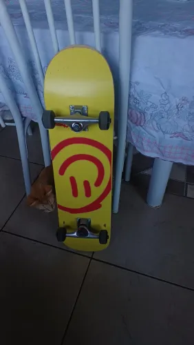 Skate Chaze Iniciante Série Happy Amarelo