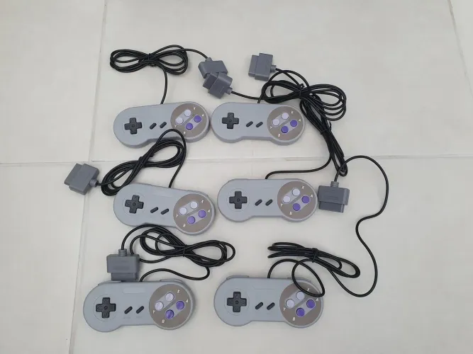 6 Controles Super Nintendo (SNES)