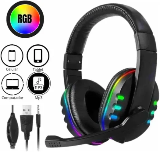 Headset B Max Gamer RGB