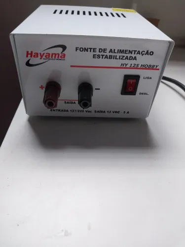 Fonte de Alimentação Estabilizada Hayama HY 125 Hobby
