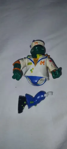 Boneco quebrado tartaruga ninja playmate 1991