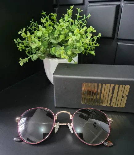 Óculos de Sol Chillibeans Redondo Unisex com armação Tartaruga