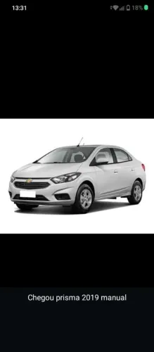 Sucata Chevrolet Prisma 2019 para retirada de peças 