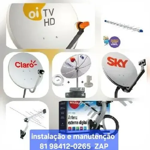 Antenista profissional instalação e manutenção 