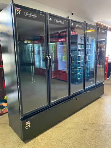 EXPOSITOR FRIOS E LATICINIOS 5 PORTAS REFRIMATE NOVO