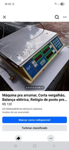 Balança elétrica precisa trocar o Led