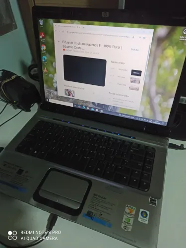 Notebook Hp funcionando 
