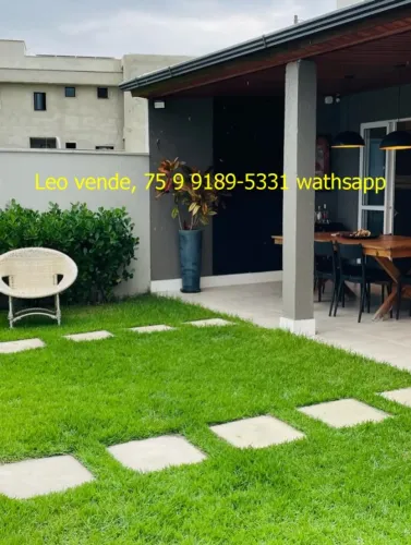 Leo vende, bairro Sim, 3 suítes, piscina, goumert, mobiliada
