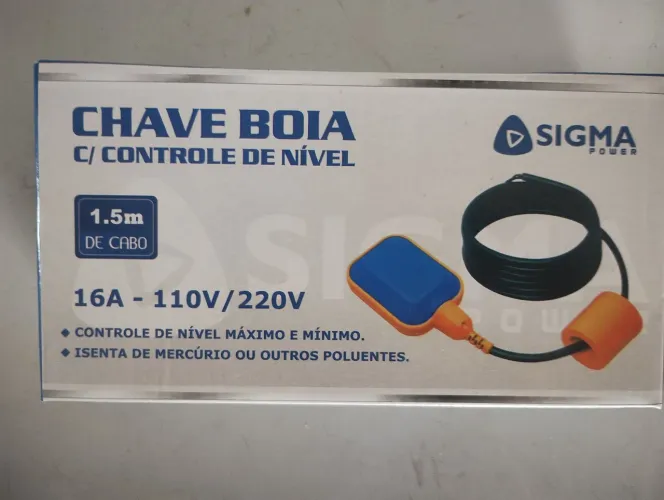 Chave Boia Sigma Power - Controle de Nível