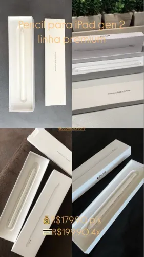 Apple Pencil 2ª Geração para iPad - linha premium