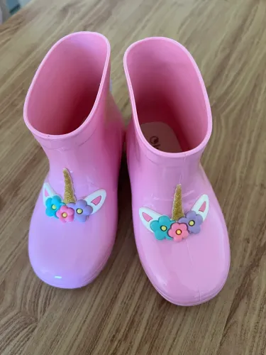 Bota rosa infantil