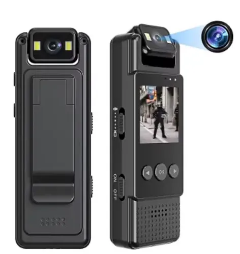 Mini Câmera Espiã Portátil Gravador Ciclismo Bodycam Visão Noturna Infravermelho z1337