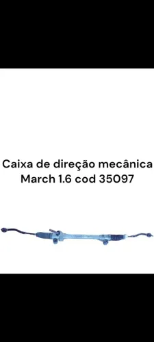 Caixa de Direção Mecânica March 1.6 - Código 35097