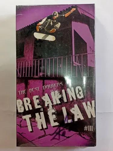 Fita vhs lacrada video de skate The Best Daggers 3 autografada Jm Dagger