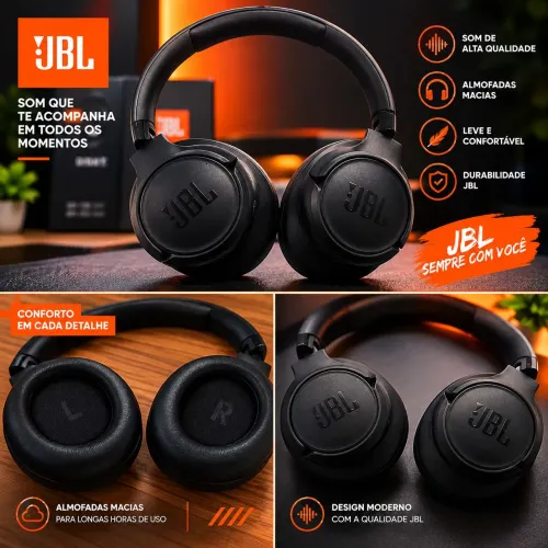 Fone JBL 730BT novo.
