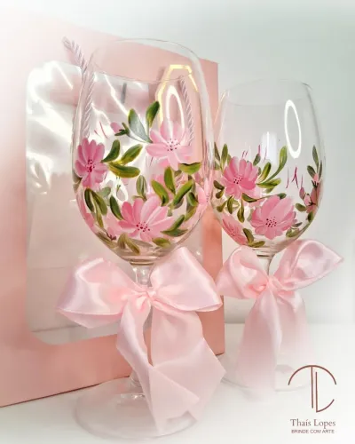 Taças de Cristal personalizados