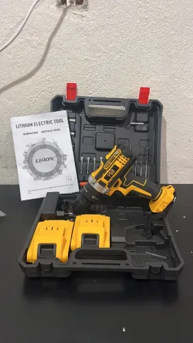 Parafusadeira Furadeira 48V 2 Baterias Com Maleta e Acessórios Completo