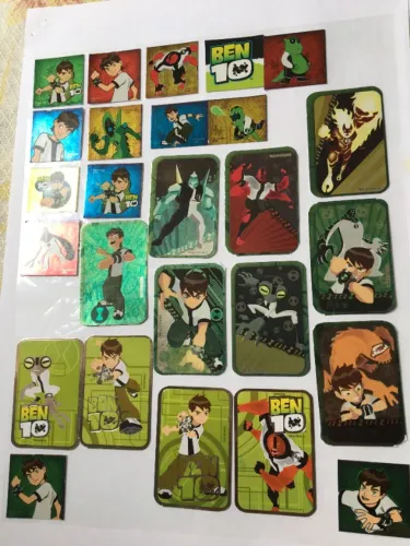pack de adesivos ben 10