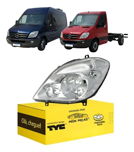Farol Sinaleira Sprinter 2013 2014 2015 2016 S/auxiliar Le Esquerdo/motorista