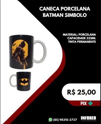 Canecas de porcelana personalizadas