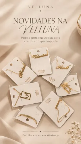 Cordão Personalizado Semi Joia 