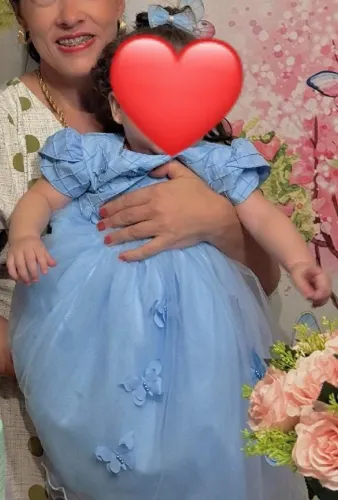 Vestido festa infantil