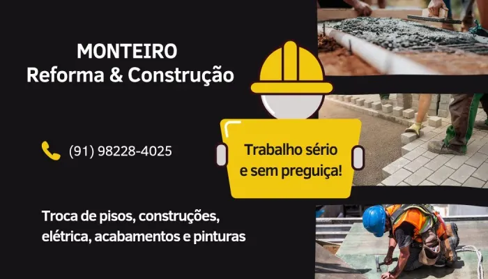 Reforma, pintura e contrução.
