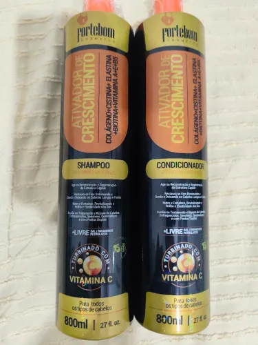 Kit de shampoo e condicionador 800ml novo último kit