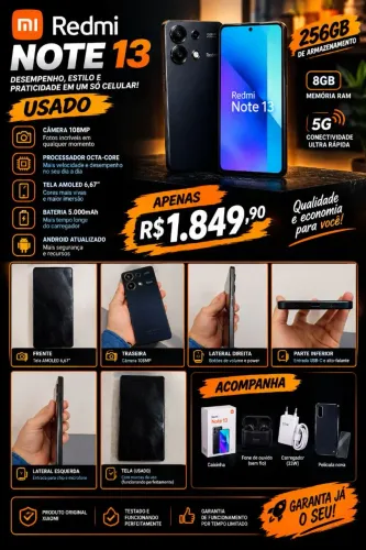 Celular Redmi Note 13