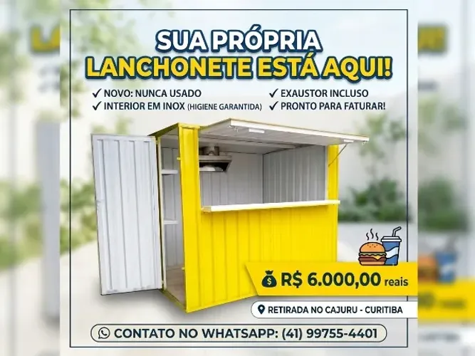 MINI TRAILER DE LANCHES NOVINHO! ?