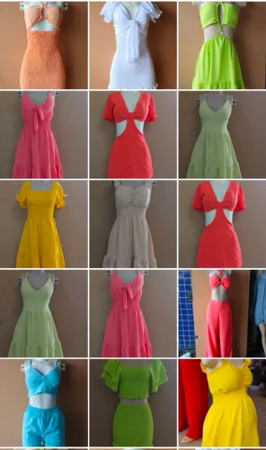 Vestidos e blusas NOVOS ponta de estoque sem defeito 