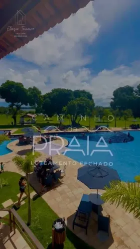Lote Duplo Frente área lazer e Açude-No Caminho da Praia Cascavel-CE