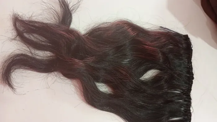 1 tela de cabelo humano