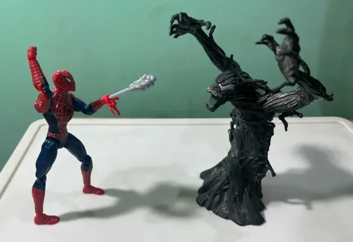 Raridade 2006! Kit Spider-Man Vs Venom Ooze Attack + Projétil Original - Hasbro