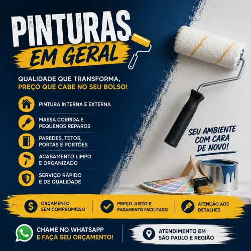 Pintor residencial início imediato