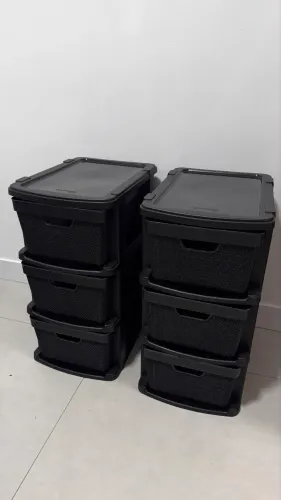 Gaveteiro com gavetas 2 unidades