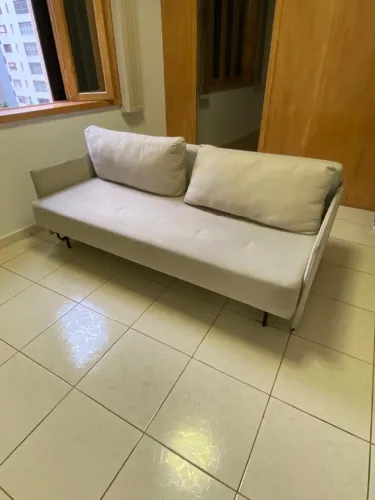 SOFÁ-CAMA CASAL SUPER CONFORTÁVEL E BONITO
