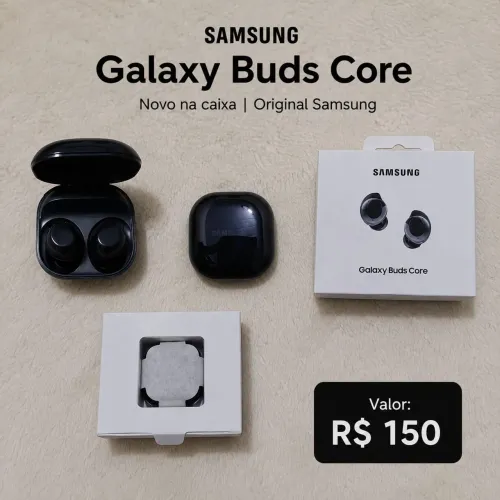 Fone de ouvido,sem fio, novo e sem marcas de uso, não faço entrega. *