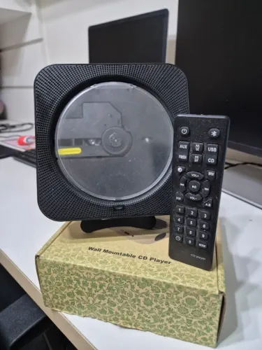 CD Player com Bluetooth, Rádio FM, USB e Cartão SD