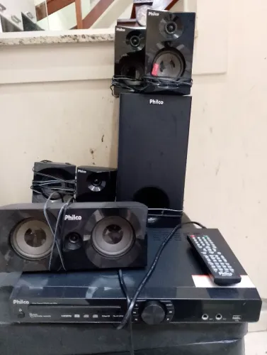 Home theater Philco com DVD