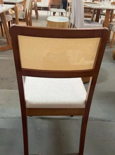 Cadeira em Madeira de Telinha Moderna Pronta Entrega