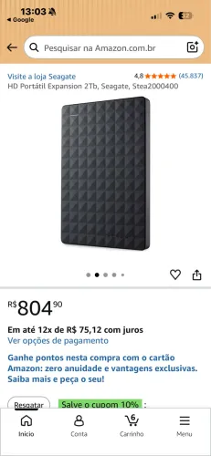 HD 2tb SEAGATE