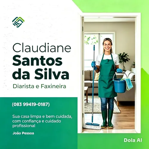 Faxina e diarista fala so se for pra trabalhar