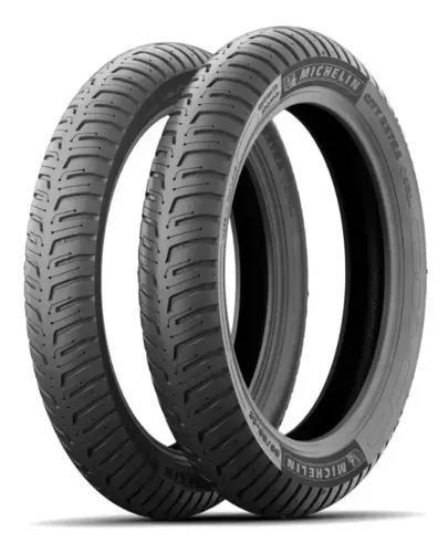 Par Pneus Michelin Extra City 80/100-18 + 90/90-18 CG 160 Titan Fan Factor